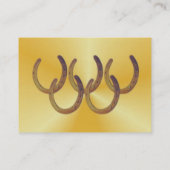 Hoefijzer-profielkaart Visitekaartje (Achterkant)