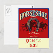 Hoefijzer Racer Briefkaart (Voorkant / Achterkant)