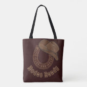 Hoefijzer Rodeo Ready Tote Bag (Achterkant)