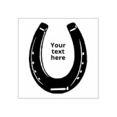 Hoefijzer Rubberstempel (Afrduk)