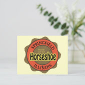 Hoefijzer Sandwich Springfield Illinois Briefkaart (Staand voorkant)