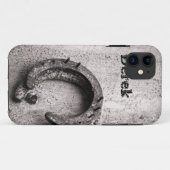 Hoefijzer Sepia Foto Case-Mate iPhone Case (Achterkant (horizontaal))