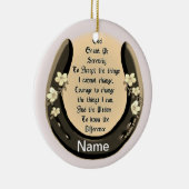 Hoefijzer Serenity Prayer ornament (Rechts)