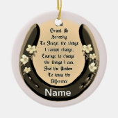 Hoefijzer Serenity Prayer ornament (Voorkant)