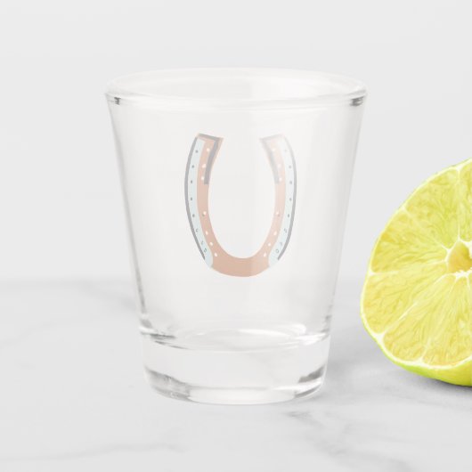 Hoefijzer Shot Glas (Achterkant)