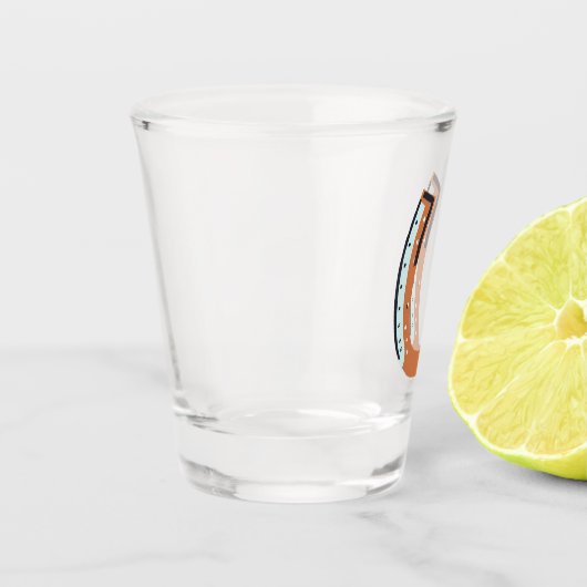Hoefijzer Shot Glas (Links)