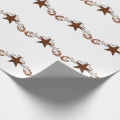 Hoefijzer Star Scroll Cadeaupapier (Hoek)