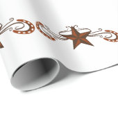 Hoefijzer Star Scroll Cadeaupapier (Rol Hoek)