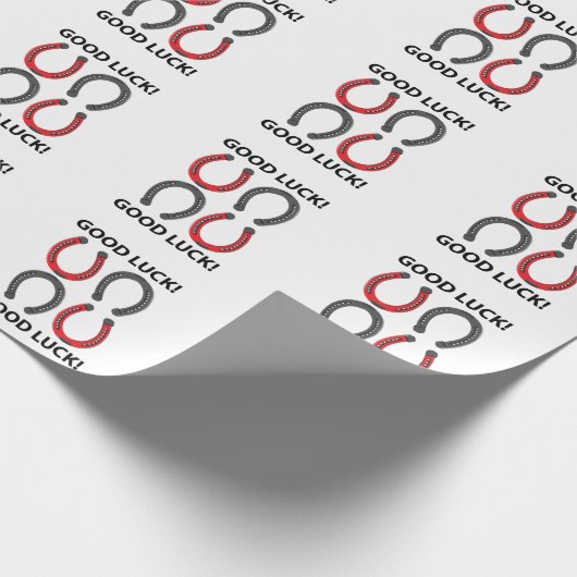 Hoefijzer Succes Hoefijzer Cadeaupapier (Hoek)