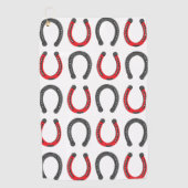 Hoefijzer Succes Hoefijzer Golfhanddoek (Voorkant)