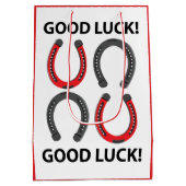 Hoefijzer Succes Hoefijzer Medium Cadeauzakje (Achterkant)