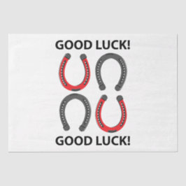 Hoefijzer Succes Hoefijzer Tissuepapier