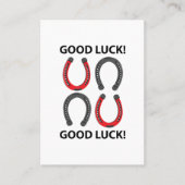 Hoefijzer Succes Hoefijzer Visitekaartje (Voorkant)