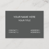 Hoefijzer Succes Hoefijzer Visitekaartje (Achterkant)