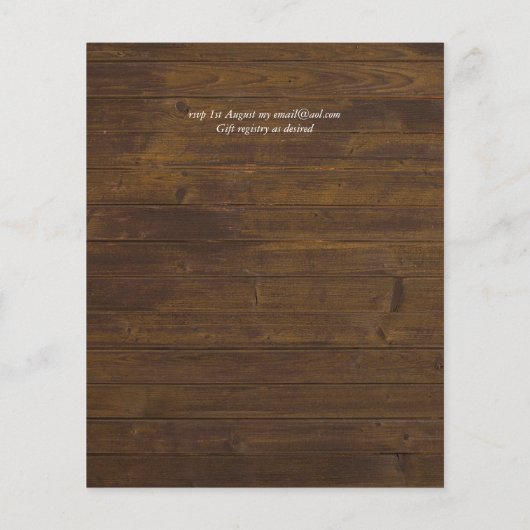 Hoefijzer Sunflower by Low Budget Wedding Network® (Achterkant)