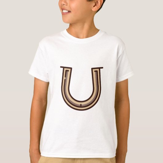 hoefijzer t-shirt (Voorkant)