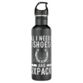 Hoefijzer — Toernoodoproepjes en zespakking T Waterfles (Voorkant)