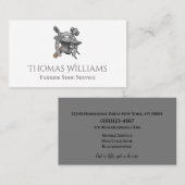 Hoefijzer Tools Equestrian Horse Farrier Visitekaartje (Voorkant / Achterkant)