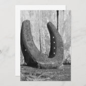 hoefijzer uitnodiging (Voorkant / Achterkant)