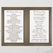 Hoefijzer van het rustige land op de bruiloft (Achterkant)