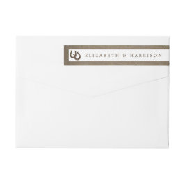 Hoefijzer van het rustige land op de bruiloft