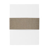 Hoefijzer van het rustige land op de bruiloft uitnodigingen wikkel (Achterkant Voorbeeld)