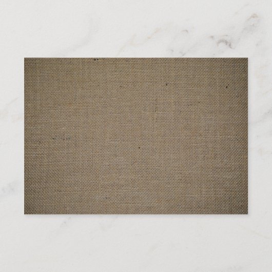 Hoefijzer van het rustige land op het heuphuwelijk informatiekaartje (Achterkant)