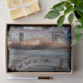 Hoefijzer van paardenzadel Rustic Western Tissuepapier (Geschenk)