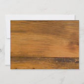 Hoefijzer Veil Westerne Barn Post Wedding Brunch Kaart (Achterkant)