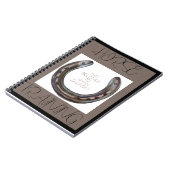 hoefijzer & vlieg notitieboek (Linkerzijde)