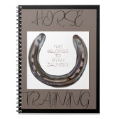 hoefijzer & vlieg notitieboek (Voorkant)