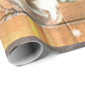 Hoefijzer voor kerstpaardenwagon Cowboy Boots Cadeaupapier (Rol Hoek)