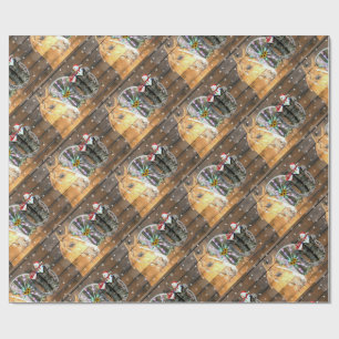 Hoefijzer voor kerstpaardenwagon Cowboy Boots Cadeaupapier