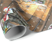 Hoefijzer voor kerstpaardenwagon Cowboy Boots Cadeaupapier (Rol Hoek)