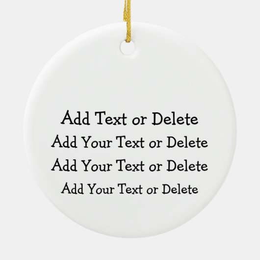 Hoefijzer voor Luck - SRF Keramisch Ornament (Achterkant)