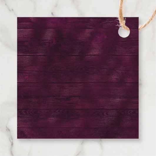 Hoefijzer voor paardenkerst bedankjes labels (Achterkant)