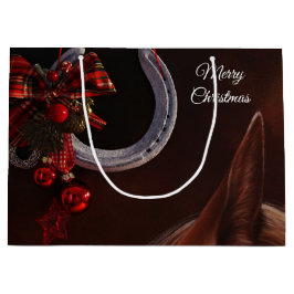 Hoefijzer voor paardenkerst groot cadeauzakje