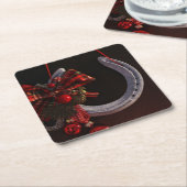 Hoefijzer voor paardenkerst kartonnen onderzetters (Schuin)