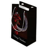 Hoefijzer voor paardenkerst klein cadeauzakje (Achterkant Gekanteld)