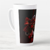 Hoefijzer voor paardenkerst latte mok (Linkerhoek)