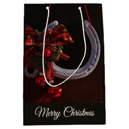 Hoefijzer voor paardenkerst medium cadeauzakje