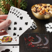 Hoefijzer voor paardenkerst pokerkaarten (Insitu)