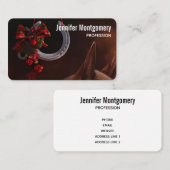 Hoefijzer voor paardenkerst visitekaartje (Voorkant / Achterkant)