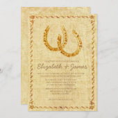 Hoefijzer-weddenschappen Kaart (Voorkant / Achterkant)