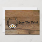 Hoefijzer Wedding opslaan Datum Save The Date (Voorkant)