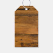 Hoefijzer Westerne bruiloft voor Labels van White  Cadeaulabel (Achterkant)