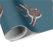 hoefijzer zadel cadeaupapier (Rol Hoek)