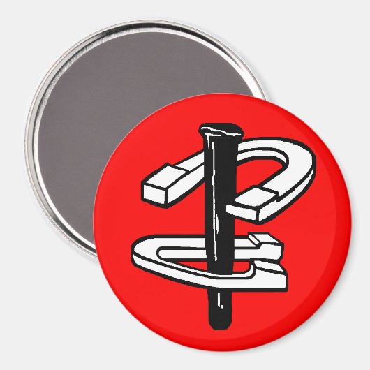 Hoefijzers 3"Magneet Magneet (Voorkant / Achterkant)