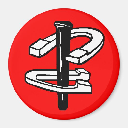 Hoefijzers 3"Magneet Magneet (Voorkant)