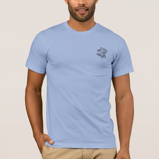 Hoefijzers Basic Bella Canvas T-Shirt (Voorkant)